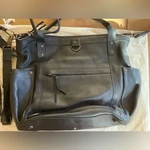 Bags | Nena And Co Medium Cdb Black Leather | Poshmark display picture 2
